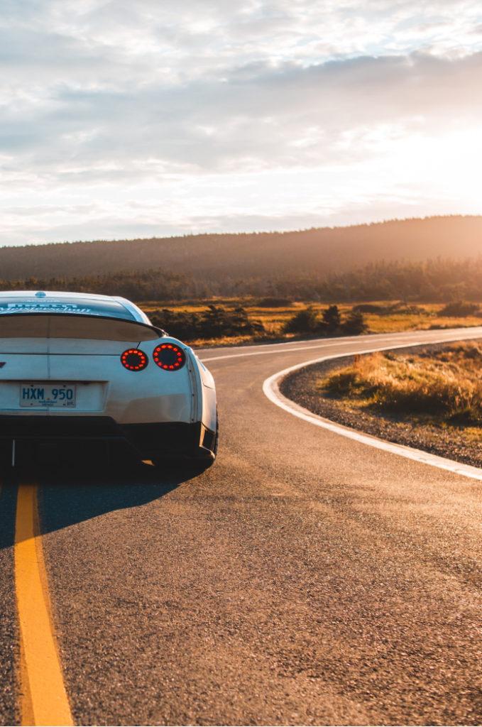Road and Car